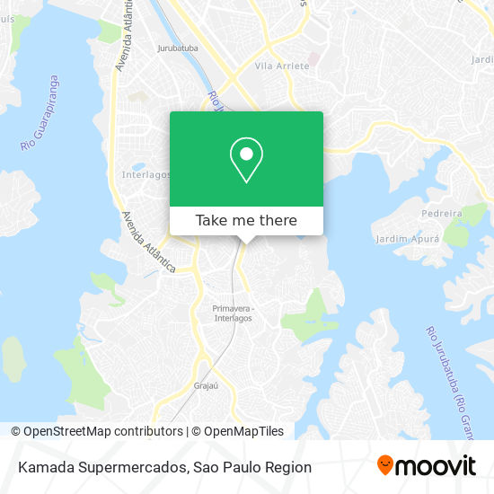 Kamada Supermercados map