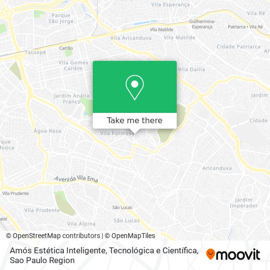 Amós Estética Inteligente, Tecnológica e Científica map