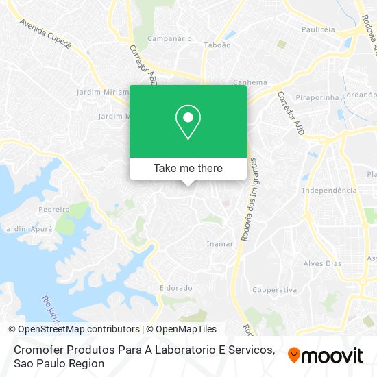 Mapa Cromofer Produtos Para A Laboratorio E Servicos