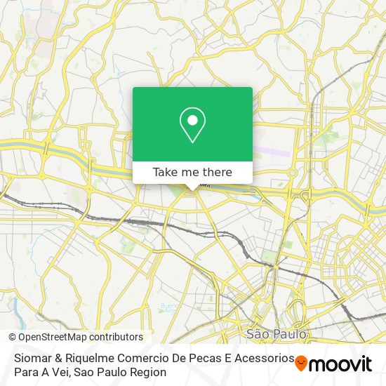 Mapa Siomar & Riquelme Comercio De Pecas E Acessorios Para A Vei