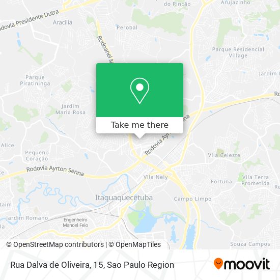 Rua Dalva de Oliveira, 15 map