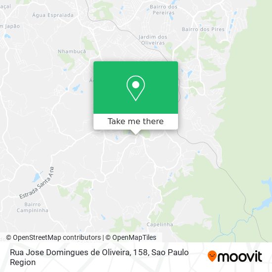 Rua Jose Domingues de Oliveira, 158 map