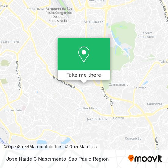 Jose Naide G Nascimento map