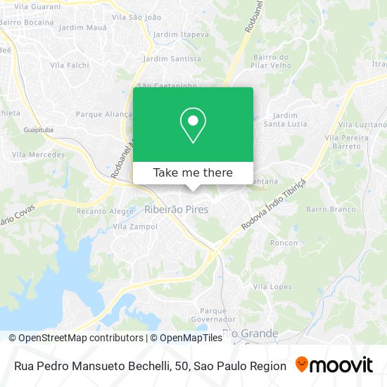 Rua Pedro Mansueto Bechelli, 50 map