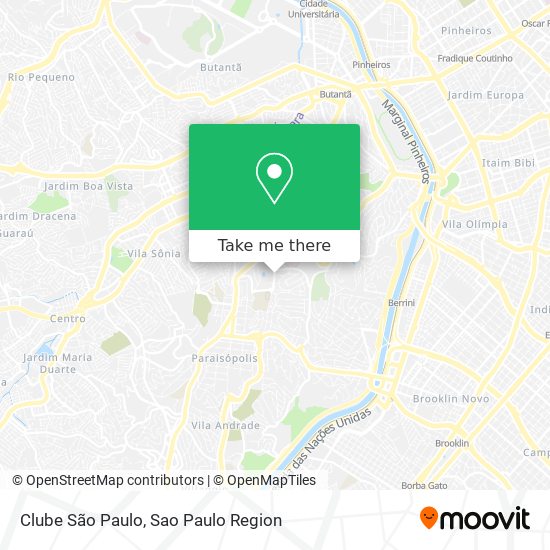 Clube São Paulo map