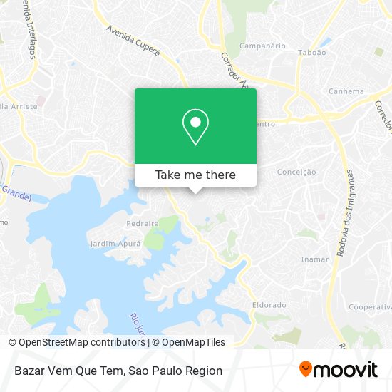 Bazar Vem Que Tem map