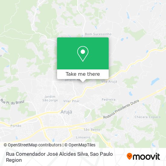 Rua Comendador José Alcides Silva map