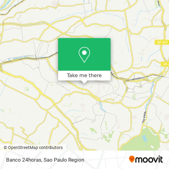 Banco 24horas map