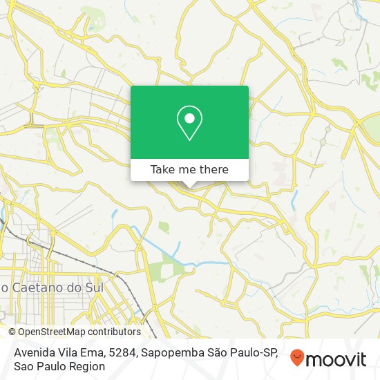 Avenida Vila Ema, 5284, Sapopemba São Paulo-SP map