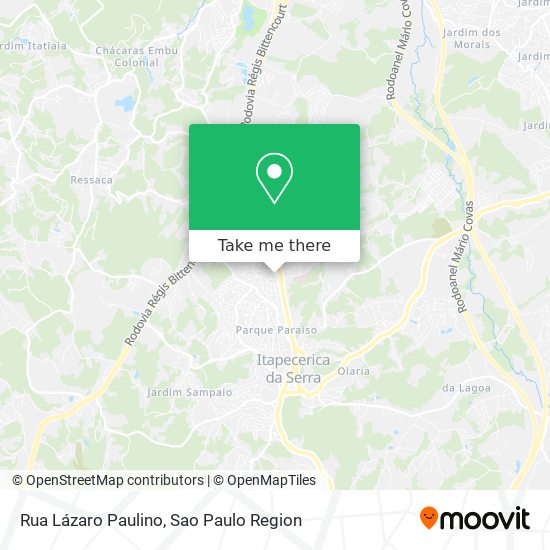 Rua Lázaro Paulino map