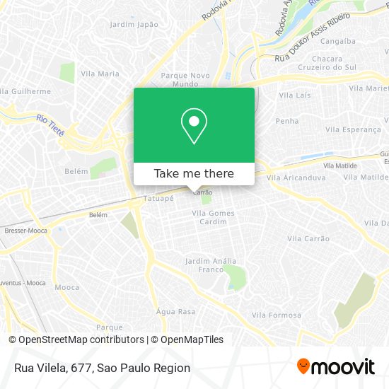 Rua Vilela, 677 map