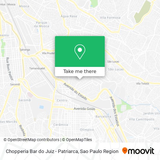 Chopperia Bar do Juiz - Patriarca map