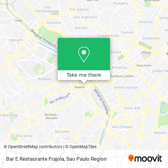 Bar E Restaurante Frajola map