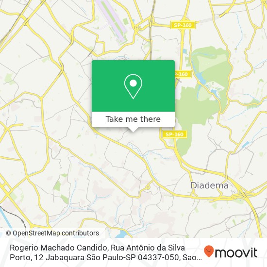 Rogerio Machado Candido, Rua Antônio da Silva Porto, 12 Jabaquara São Paulo-SP 04337-050 map