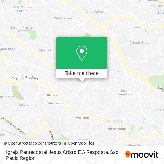 Mapa Igreja Pentecostal Jesus Cristo E A Resposta