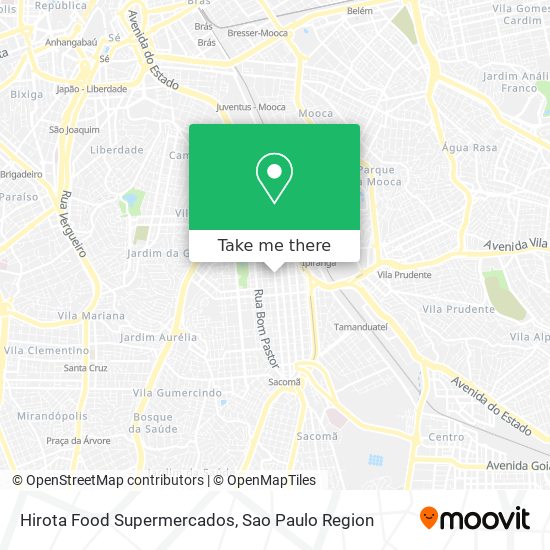 Hirota Food Supermercados map