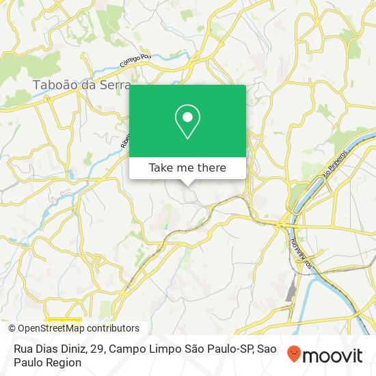 Rua Dias Diniz, 29, Campo Limpo São Paulo-SP map