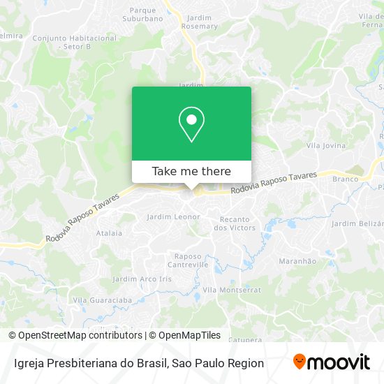 Igreja Presbiteriana do Brasil map