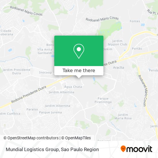 Mundial Logistics Group map