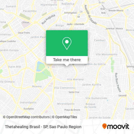 Mapa Thetahealing Brasil - SP