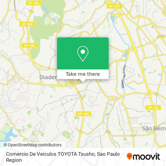 Mapa Comercio De Veiculos TOYOTA Tsusho