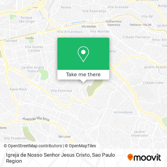 Igreja de Nosso Senhor Jesus Cristo map