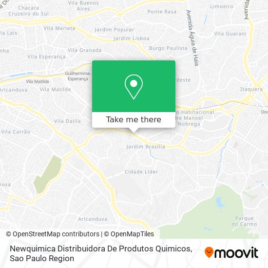 Mapa Newquimica Distribuidora De Produtos Quimicos