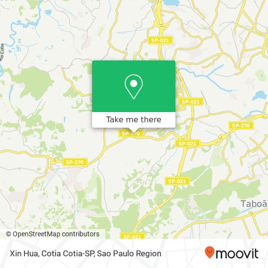 Mapa Xin Hua, Cotia Cotia-SP