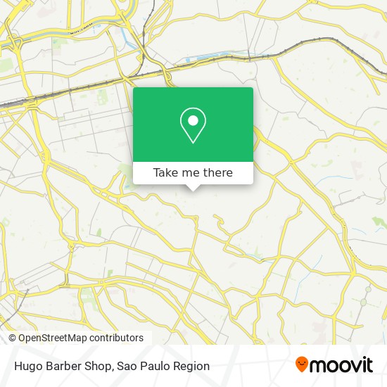 Mapa Hugo Barber Shop