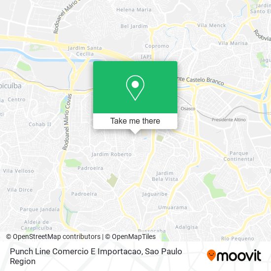 Punch Line Comercio E Importacao map