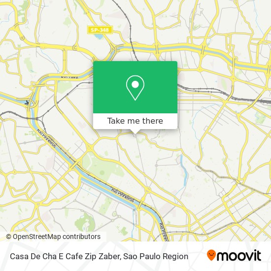 Casa De Cha E Cafe Zip Zaber map