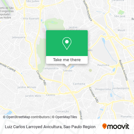 Luiz Carlos Larroyed Avicultura map