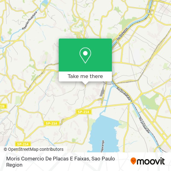 Moris Comercio De Placas E Faixas map