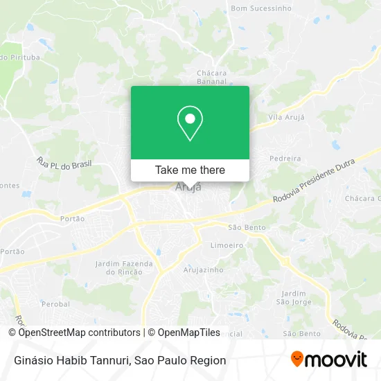 Ginásio Habib Tannuri map