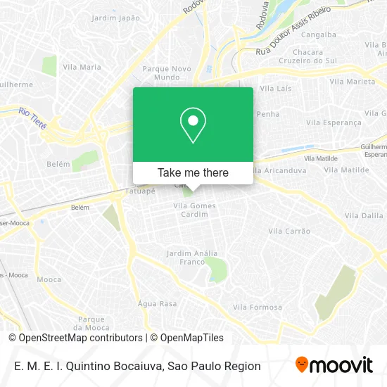 E. M. E. I. Quintino Bocaiuva map