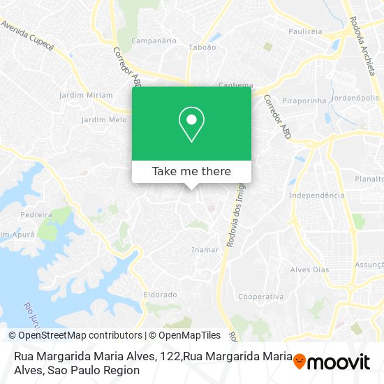 Mapa Rua Margarida Maria Alves, 122,Rua Margarida Maria Alves