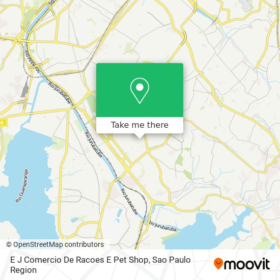 E J Comercio De Racoes E Pet Shop map