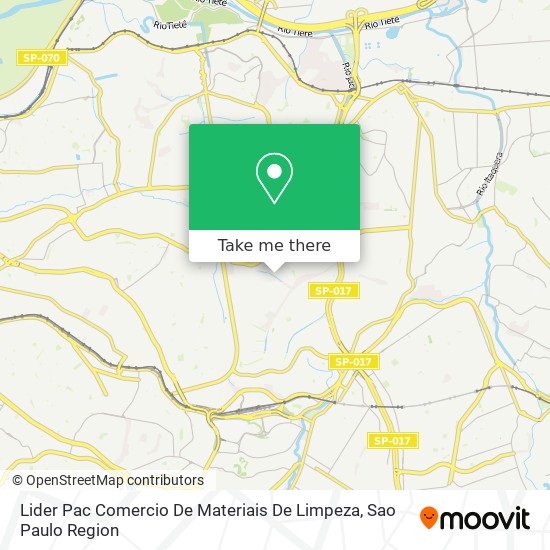 Lider Pac Comercio De Materiais De Limpeza map