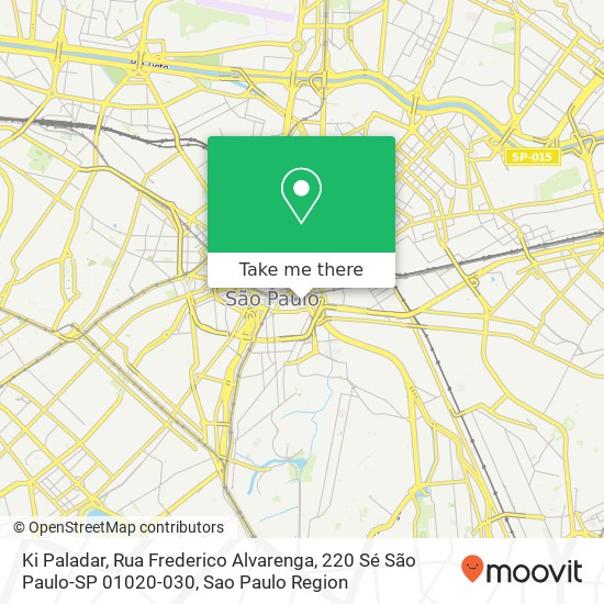 Ki Paladar, Rua Frederico Alvarenga, 220 Sé São Paulo-SP 01020-030 map