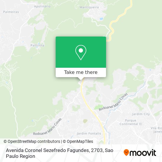 Avenida Coronel Sezefredo Fagundes, 2703 map
