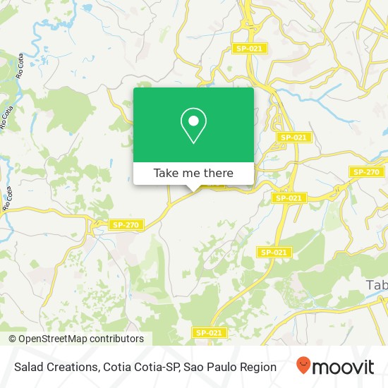 Salad Creations, Cotia Cotia-SP map