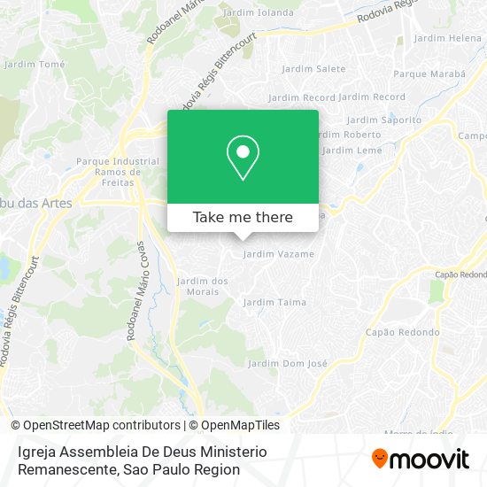 Mapa Igreja Assembleia De Deus Ministerio Remanescente