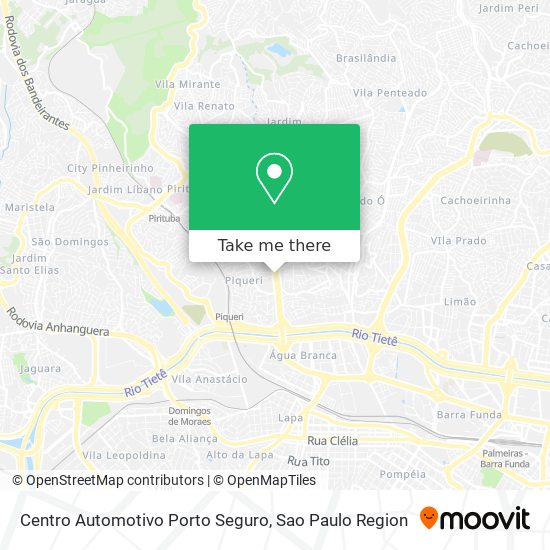 Centro Automotivo Porto Seguro map