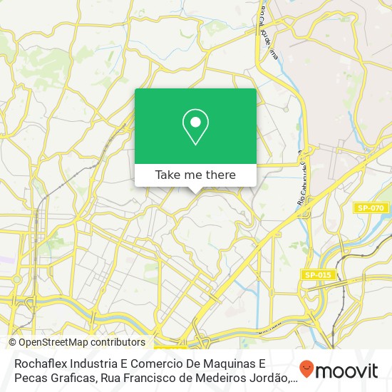 Rochaflex Industria E Comercio De Maquinas E Pecas Graficas, Rua Francisco de Medeiros Jordão, 45 Vila Medeiros São Paulo-SP 02214-030 map
