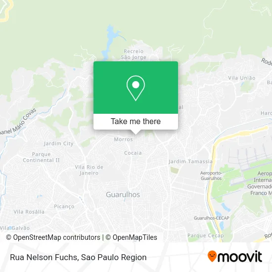 Rua Nelson Fuchs map