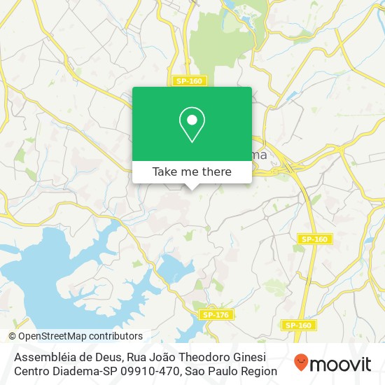Assembléia de Deus, Rua João Theodoro Ginesi Centro Diadema-SP 09910-470 map
