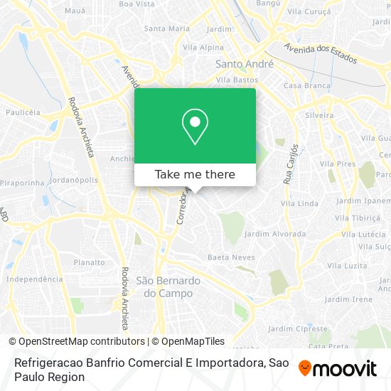 Mapa Refrigeracao Banfrio Comercial E Importadora