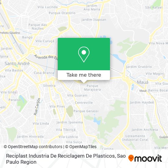 Reciplast Industria De Reciclagem De Plasticos map