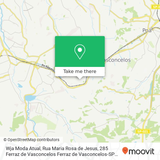 Wja Moda Atual, Rua Maria Rosa de Jesus, 285 Ferraz de Vasconcelos Ferraz de Vasconcelos-SP 08534-300 map