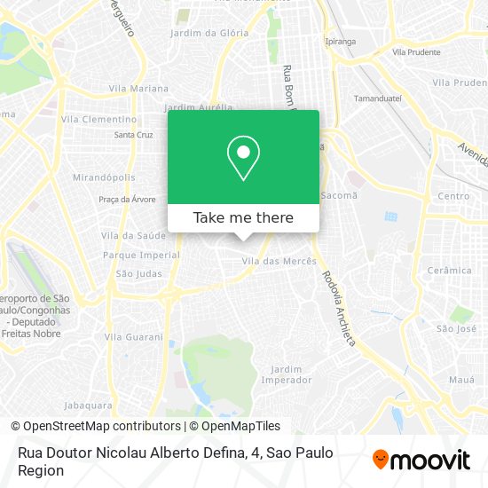 Rua Doutor Nicolau Alberto Defina, 4 map